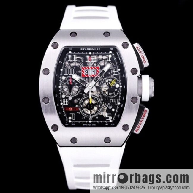 Z Factory Richard Mill RM11-FM Series RM 11-FM with 7750 Chronograph Mechanical Movement Fly Back Chronograph Automatic Watch
