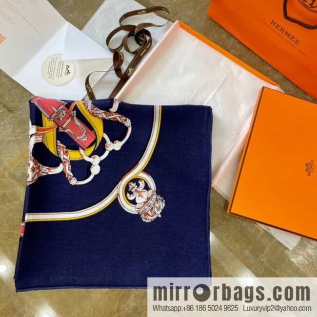 Hermes \"Cavalcado\" Shawl Scarf