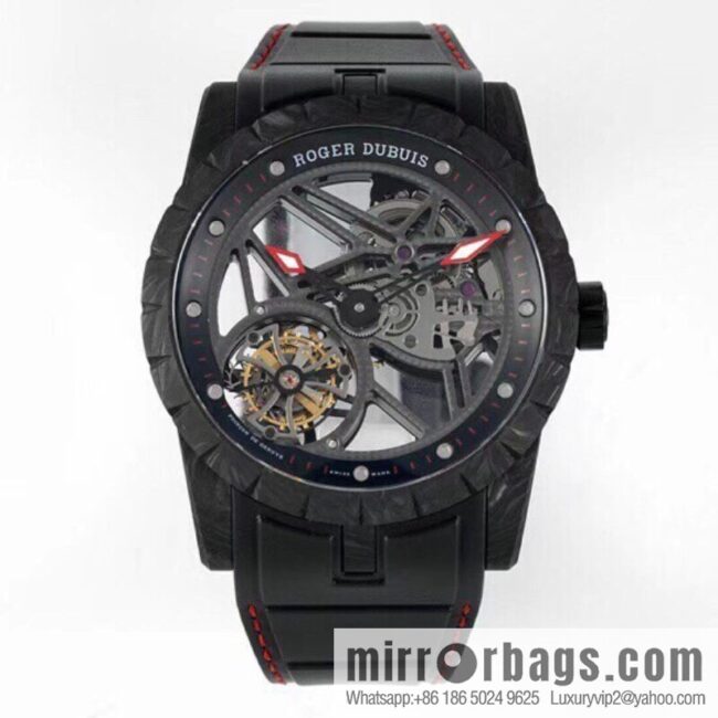 The new Roger Dubuis carbon fiber tourbillon is shocked! EXCALIBUR (King Series) DBEX0577 1. Exclusive custom Roger Dubuis RD.509SQ tourbillon manual core