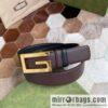 Gucci Gucci\'s new G rotating metal buckle with imported first-layer cowhide 35mm belt
