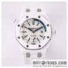 Audemars Piguet AP 15707 White Ceramic 9015 to 3120 Movement Watch