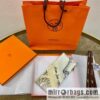 Hermes 21 summer new Maxi Twilly \"Horse Rider\" 100% silk ribbon
