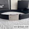 Montblanc, selected first-layer cowhide hexagonal star capsule metal automatic buckle belt 3.5cm