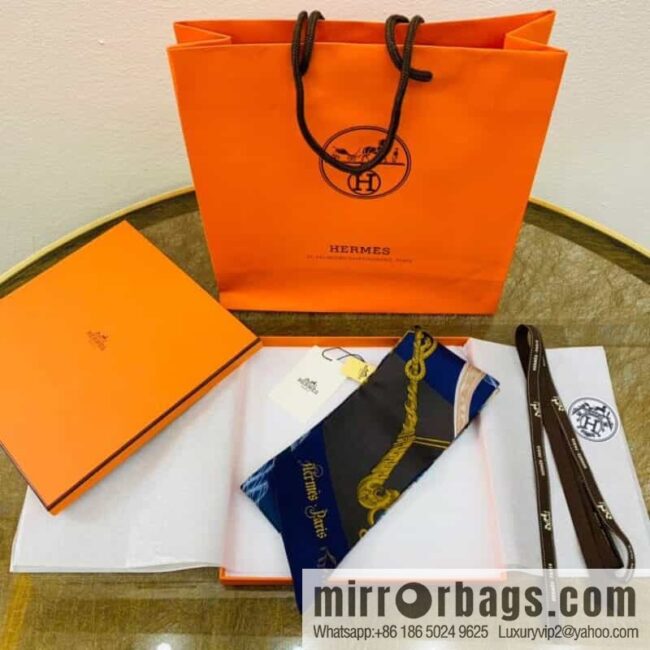 Hermes 21 summer new Maxi Twilly \"Horse Rider\" 100% silk ribbon