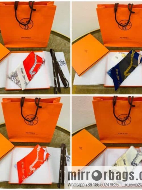 Hermes 21 summer new Maxi Twilly \"Horse Rider\" 100% silk ribbon