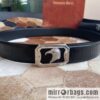 STEFANO RICCI Stephen Raunich Counter Stainless Steel Eagle Head Inner Wear Metal Buckle 3.8cm First Layer Cowhide Fine Imitation Crocodile Leather Belt
