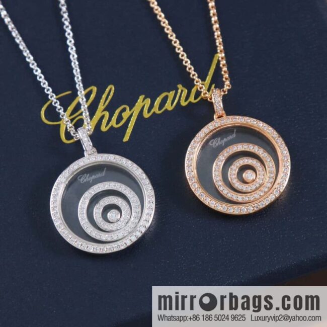 Chopard HAPPY SPIRIT full diamond round, necklace