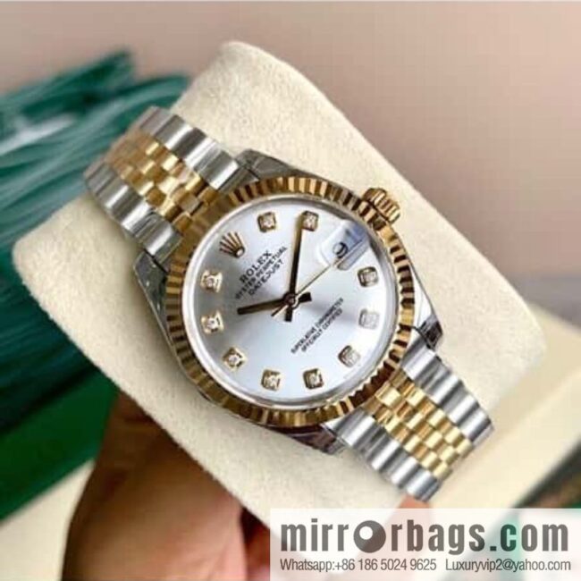 Rolex Customized Edition 2236 Blue Gossamer Fully Automatic Mechanical Movement Dial Size 31mm Rolex Rolex Women\'s Oyster Diary Watch