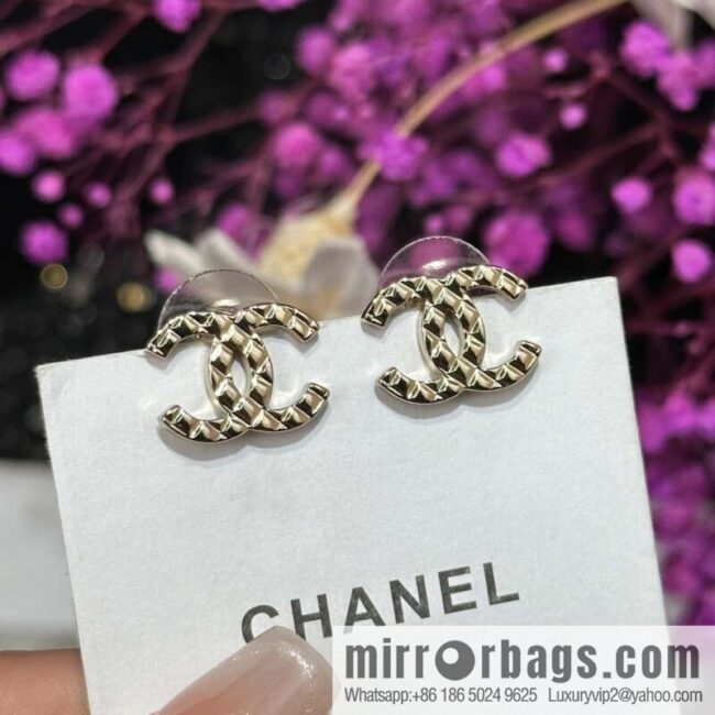 ❗️New ❗️ Chanel stud earrings ☀️ original order ☀️ new ☑️ Chanel CHANEL gold diamond stud earrings ☀️
