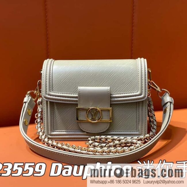 [Boutique‑grade] M23559 khaki epi Dauphine series Dauphine mini handbag