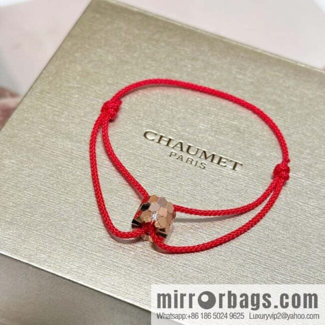 ❗️New ❗️ ☀️ Original ☀️ CHAUMET BEE MY LOVE Love Nest Series Honeycomb Red Rope Bracelet Hand Rope ☀️