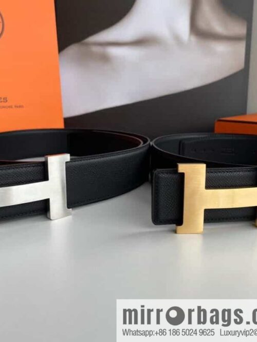 IMG_7516-800x800d4l3xaha21r101702_20250702045007.jpg Hermes Hermes, gold silver solder joint metal buckle men\'s belt 4.2cm