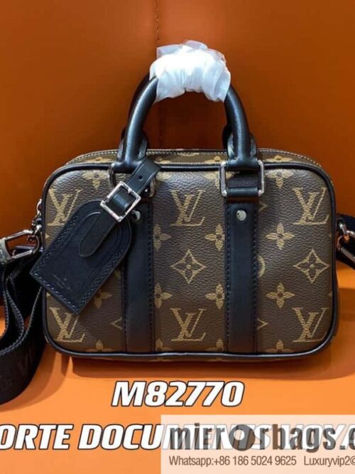[Boutique‑grade] M82770 monogram mini men\'s bag briefcase series NANO PORTE DOCUMENTS VOYAGE handbag