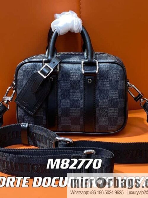 [Boutique‑grade] M82770 Haige mini men\'s bag briefcase series NANO PORTE DOCUMENTS VOYAGE handbag