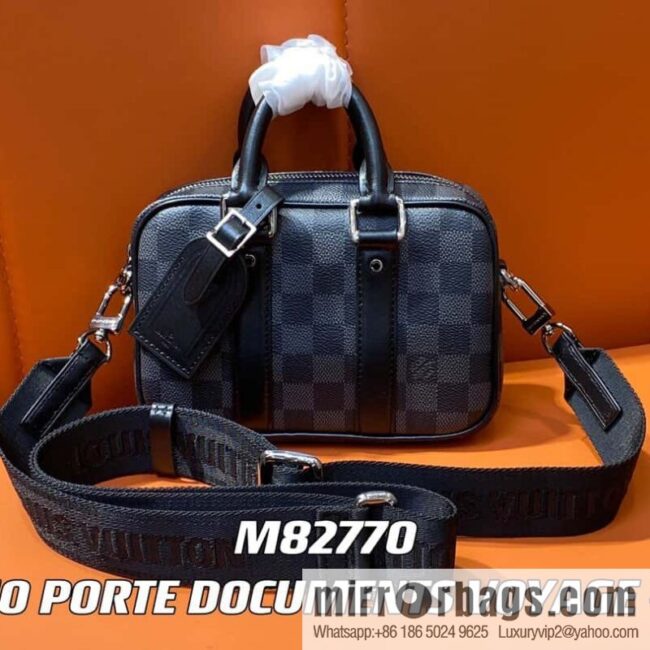 [Boutique‑grade] M82770 Haige mini men\'s bag briefcase series NANO PORTE DOCUMENTS VOYAGE handbag
