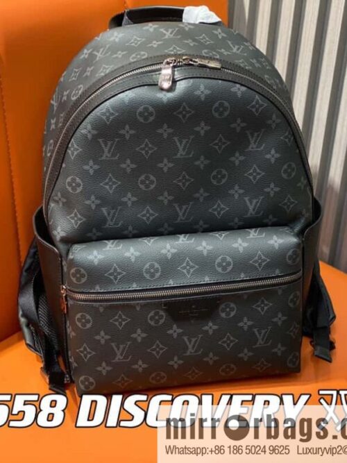 [Boutique‑grade] M22558 black flower backpack series M22558 M46553 monogram black leather DISCOVERY backpack