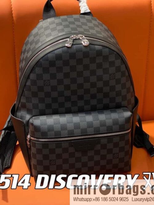 [Boutique‑grade] M22558 black flower backpack series M22558 M46553 monogram black leather DISCOVERY backpack