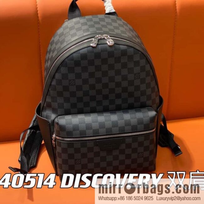 [Boutique‑grade] M22558 black flower backpack series M22558 M46553 monogram black leather DISCOVERY backpack