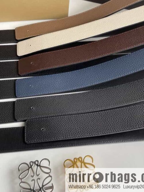 IMG_7929-800x800qlzuhktzlh0101678_20250702044928.jpg LOEVE Luo Yiwei stainless steel logo pattern metal buckle with the first layer of cowhide double-sided belt 40mm
