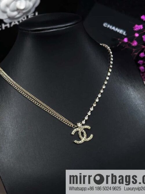 IMG_7936-800x800xnvfvstklar110558_20250702081526.jpg ❗️New ❗️☀️ New ☑️ Chanel Double Double C Diamond Necklace ☀️
