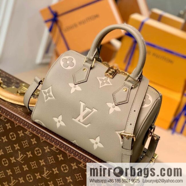 LV M46136 SPEEDY BANDOULIZRE 25 BAG Speedy Bandoulière 25 handbag M58947 grey