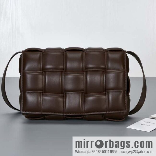Bottega Veneta Padded Cassette Bag 591970 Dark Chocolate