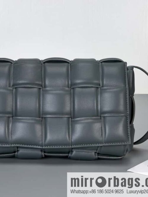 Bottega Veneta Padded Cassette Bag Model; 591970 BV Cassette Pillow Bag, Lightning Grey