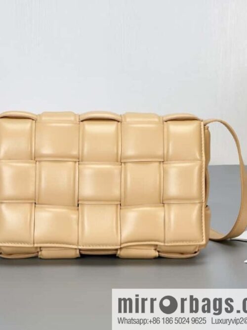 Bottega Veneta Padded Cassette Bag Model; 591970 BV Cassette Pillow Bag, Oatmeal