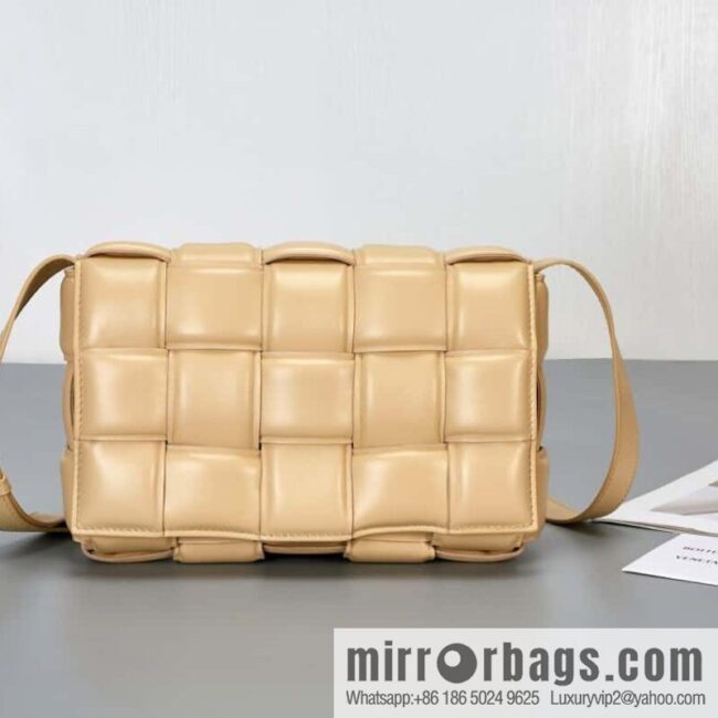 Bottega Veneta Padded Cassette Bag Model; 591970 BV Cassette Pillow Bag, Oatmeal