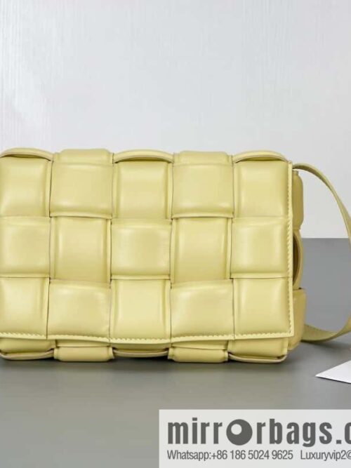 Bottega Veneta Padded Cassette Bag Model; 591970 BV Cassette Pillow Bag, Ice Cream Color