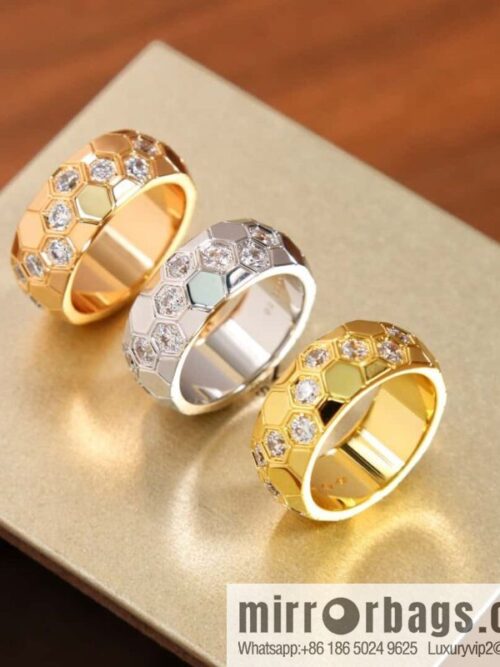 IMG_8162-800x8001igy10c23d4101385_20250702044134.jpg ❗️New ❗️ ☀️ CHAUMET BEE MY LOVE Love • Nest series wide version honeycomb ring ☀️ US size 678