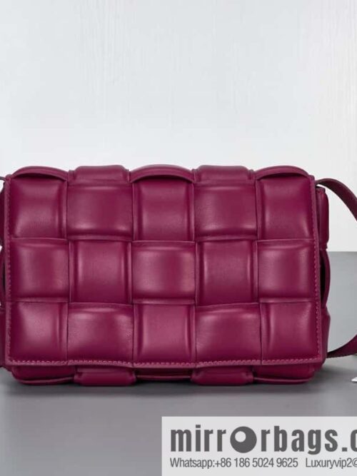 Bottega Veneta Padded Cassette Bag Model; 591970 BV Cassette Pillow Bag, Cinnabar Red