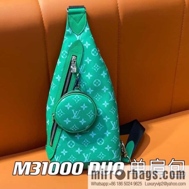 [Boutique‑grade] M31000 green M30936 men\'s bag breast bag series DUO shoulder bag