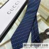 GUCCI Gucci 100% Top Jacquard Silk Double G Flower Tie