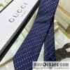 GUCCI Gucci 100% Top Jacquard Silk Double G Flower Tie