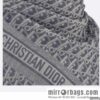 Dior Alphabet Print Denim Blue Shawl 15DOB140I162_C525