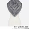 Dior Alphabet Print Denim Blue Shawl 15DOB140I162_C525