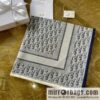 Dior Alphabet Print Denim Blue Shawl 15DOB140I162_C525