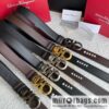 Ferragam Ferragamo, exquisite inverted 8-character hanging buckle hair, hair belt 3.5cm