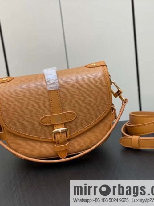 [Boutique‑grade] M23471 caramel color M23469 epi saddle bag series SAUMUR BB handbag