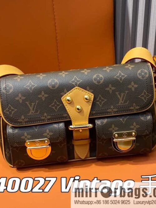 [Premium‑quality] M40027 monogram medieval Manhattan shoulder bag series Vintage handbag Manhattan Seine portable shoulder armpit bag