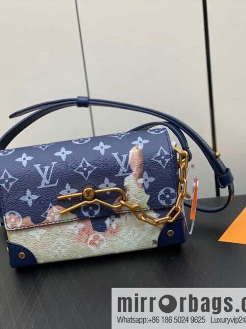 [Boutique‑grade] M82900 blue flame, men\'s bag messenger bag series, new Steamer series messenger bag