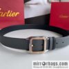 Cartier stainless steel inlaid diamond pin buckle with first layer cowhide 3.5cm belt