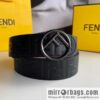 FENDI Fendi with F is Fendi logo shape buckle print belt 4.0 cm