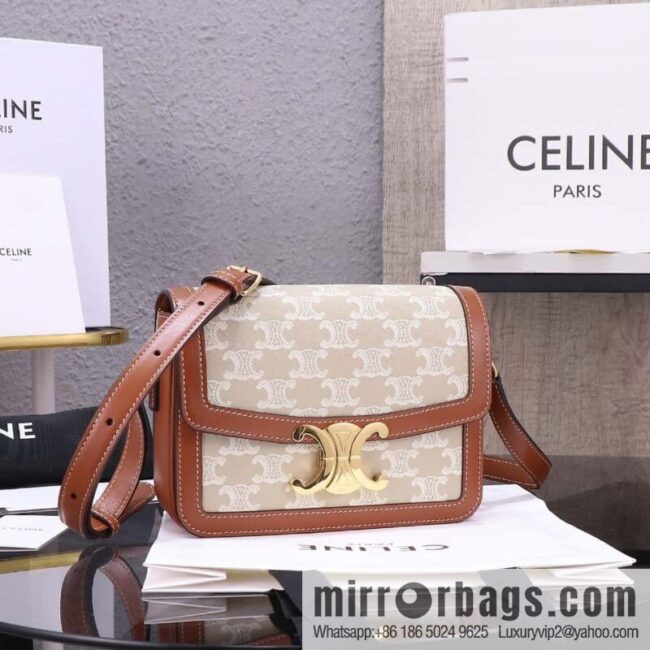 [Premium quality, all steel hardware] TEEN TRIOMPHE calfskin handbag, number: 188423BF4.07PO