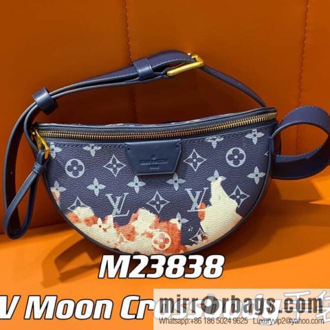 [Boutique‑grade] M23838 blue, flame moon bag series, this LV Moon Crossbody handbag.