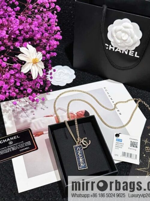 IMG_9321-800x8002y34nljq35b100565_20250702041925.jpg ❗️New ❗️ Chanel necklace ☀️ new ☑️ Chanel double c denim brand long necklace ☀️