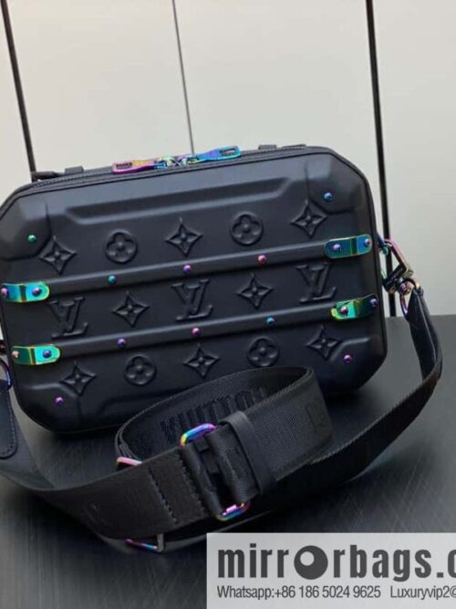 [Boutique‑grade] M21935 black men\'s bag box bag box series FUTURE TRUNK handbag