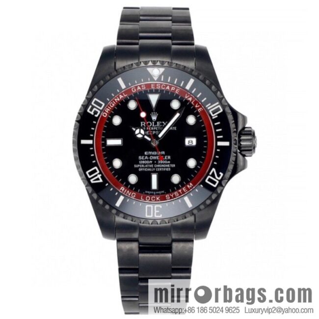 Rolex ROLEX SEA deep diving series overseas customized version \"Red Devil/Blue/Black\" is amazing. Equipped with Seagull 2836 movement