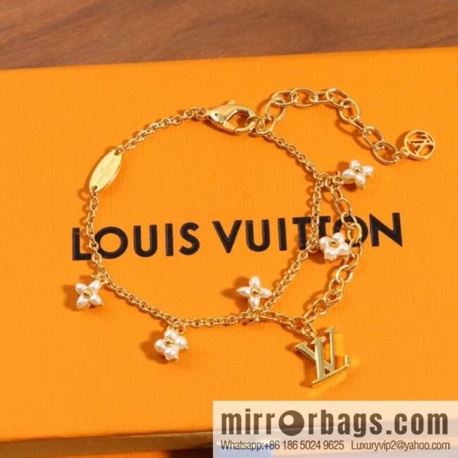 ☀Louis Vuitton Louis Vuitton LV Double White Shellfish Flower FLORAGRAM Bracelet